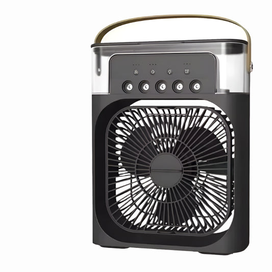 Fan Portable Air Cooler Conditioner Humidifier with 500Ml Water Tank Quite Mist Water Spray Fan for Home Room Camping Car Office