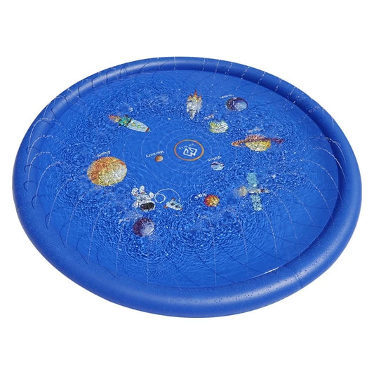 67" Inflatable Splash Pad for Toddlers, Outdoor Sprinkler for Kids, Dog Sprinkler Pool, Inflatable Water Toys Inflatable Wading Baby Pool