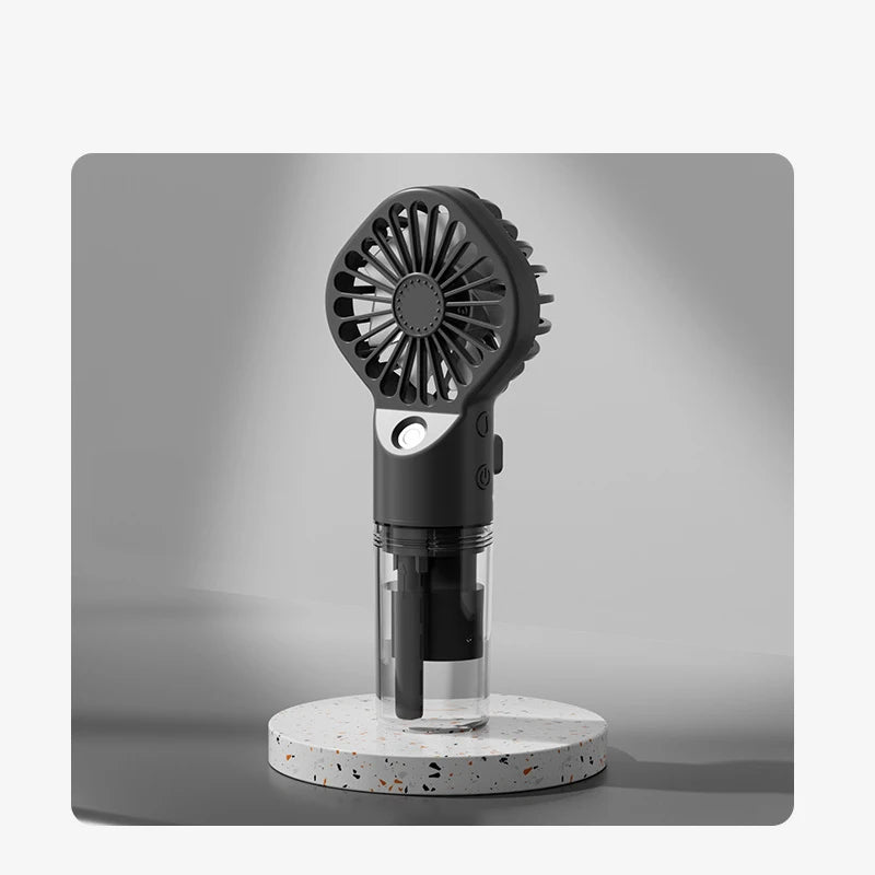 Portable Handheld Spray Fan,Water Spray Mist Fan,Student Dormitory Mini Fan,Summer Supplies, Cooling Tools,Outdoor Small Fan 1Pc