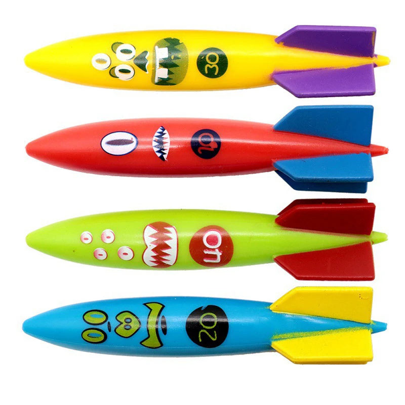 Diving Pool Toys for Kids Summer Swim Fun Pool Games Water Sinking Toys Breath Closure Training Throwing Water Underwater Toy