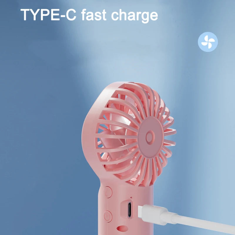 Portable Handheld Spray Fan,Water Spray Mist Fan,Student Dormitory Mini Fan,Summer Supplies, Cooling Tools,Outdoor Small Fan 1Pc