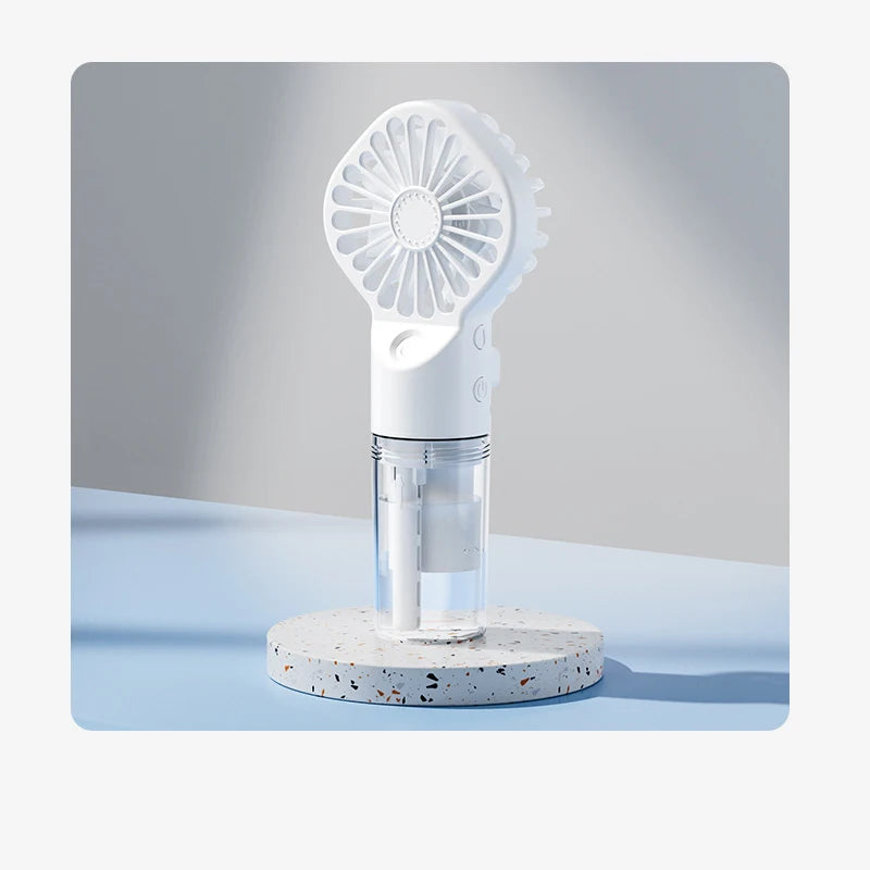 Portable Handheld Spray Fan,Water Spray Mist Fan,Student Dormitory Mini Fan,Summer Supplies, Cooling Tools,Outdoor Small Fan 1Pc